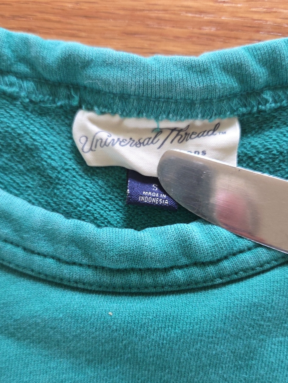 Universal Thread Cotton Teal Sweatshirt Size Small